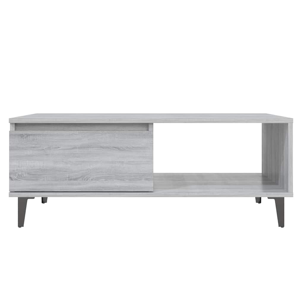 Coffee Table Grey Sonoma 90x60x35 cm Engineered Wood