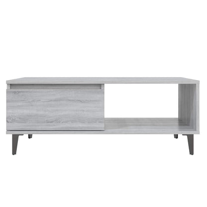 Coffee Table Grey Sonoma 90x60x35 cm Engineered Wood
