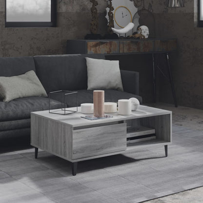 Coffee Table Grey Sonoma 90x60x35 cm Engineered Wood