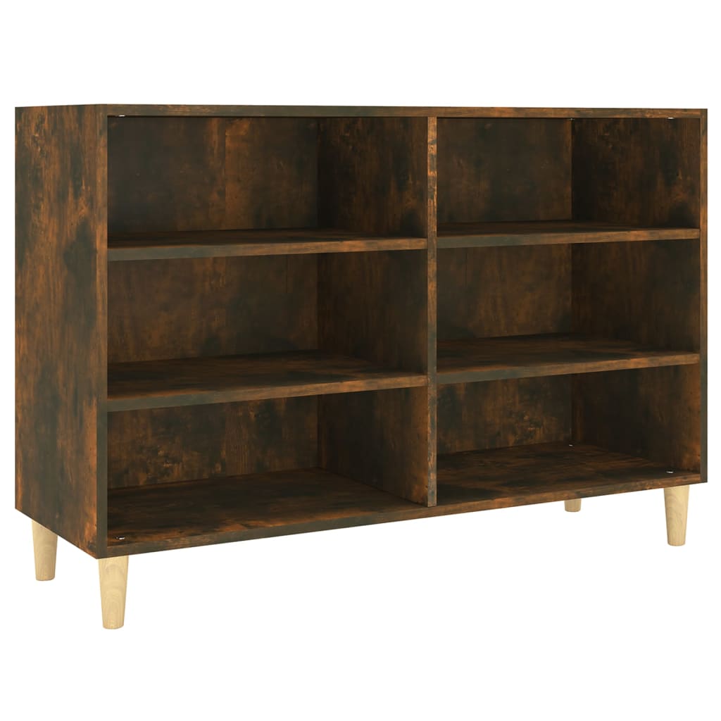 Sideboard Smoked Oak 103.5x35x70 cm Engineered Wood