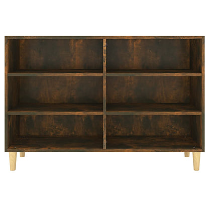 Sideboard Smoked Oak 103,5x35x70 cm Engineered Wood