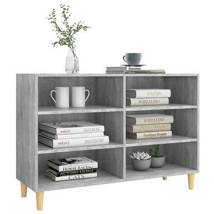 Sideboard Grey Sonoma 103.5x35x70 cm Engineered Wood