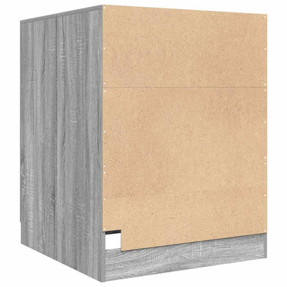 Washing Machine Cabinet Grey sonoma 71x71,5x91,5cm