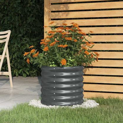 Garden Planter | Anthracite | Powder-coated steel | Medium