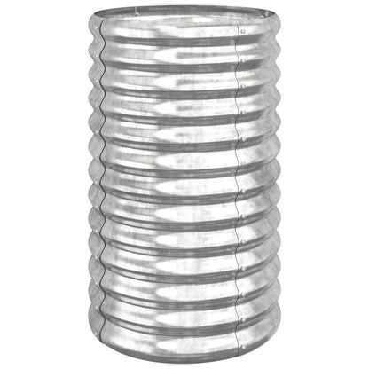 Garden Planter | Silver | Powder-coated steel | Medium | Durable