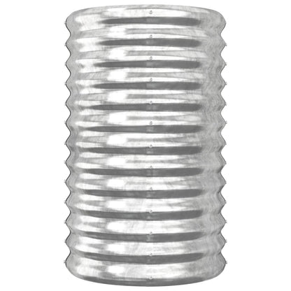 Garden Planter | Silver | Powder-coated steel | Medium | Durable