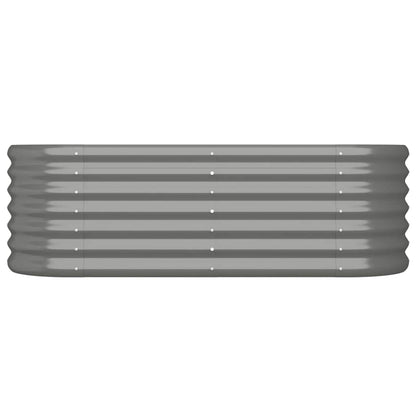 Garden Raised Bed | Grey | Powder-coated steel | Large | Durable
