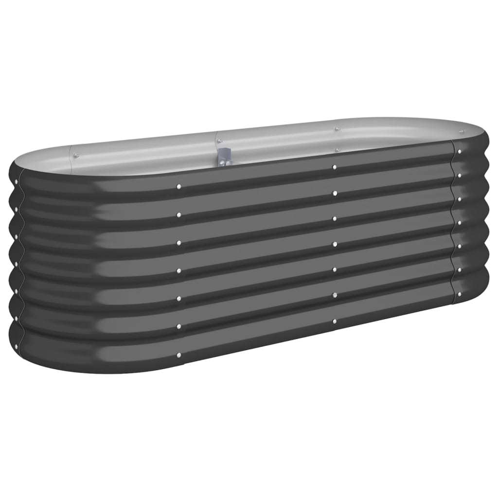 Garden Raised Bed | Anthracite | Powder-coated steel | Medium | Durable