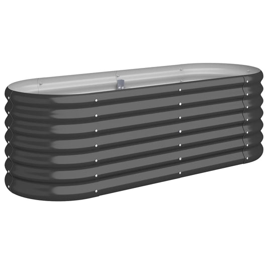 Garden Raised Bed | Anthracite | Powder-coated steel | Medium | Durable