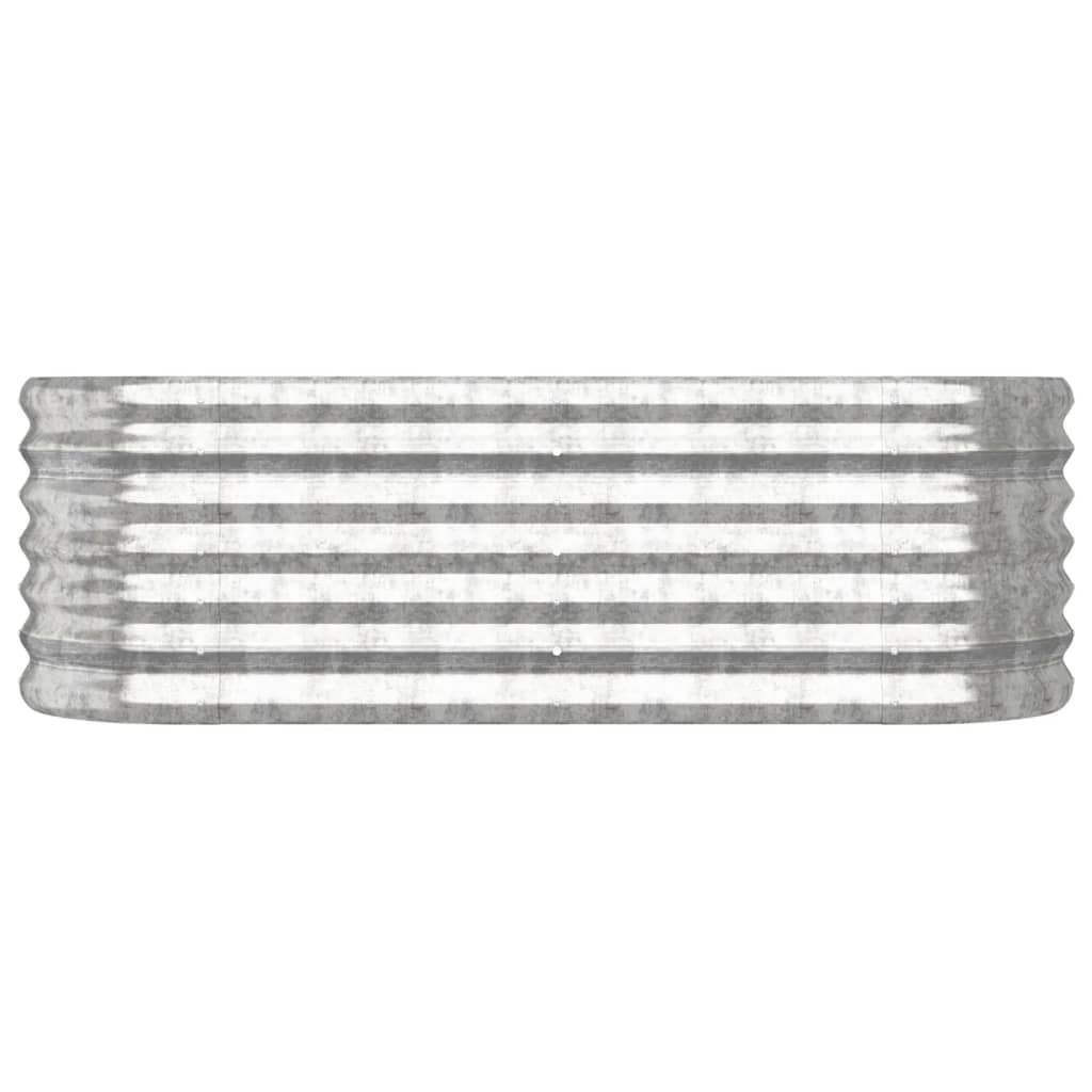 Garden Raised Bed | Silver | Powder-coated steel | Medium | Durable