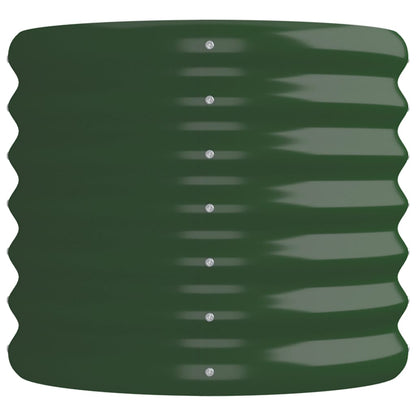 Garden Raised Bed | Green | Powder-coated steel | Large |  Durable