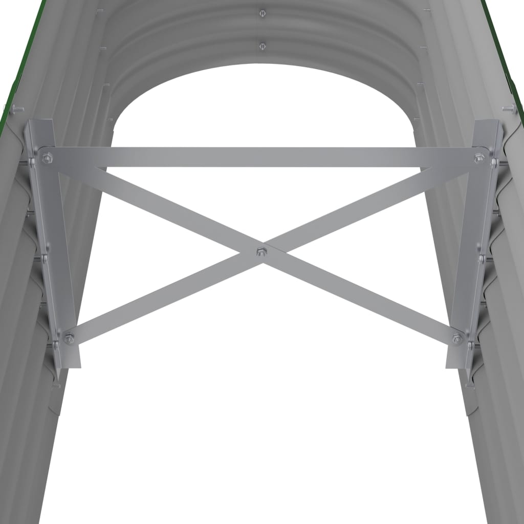Garden Raised Bed | Green | Powder-coated steel | Large |  Durable