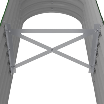 Garden Raised Bed | Green | Powder-coated steel | Large |  Durable