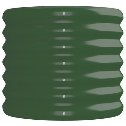 Garden Raised Bed | Green | Powder-coated steel | 224x40x36 cm