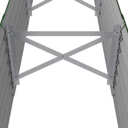 Garden Raised Bed | Green | Powder-coated steel | 224x40x36 cm