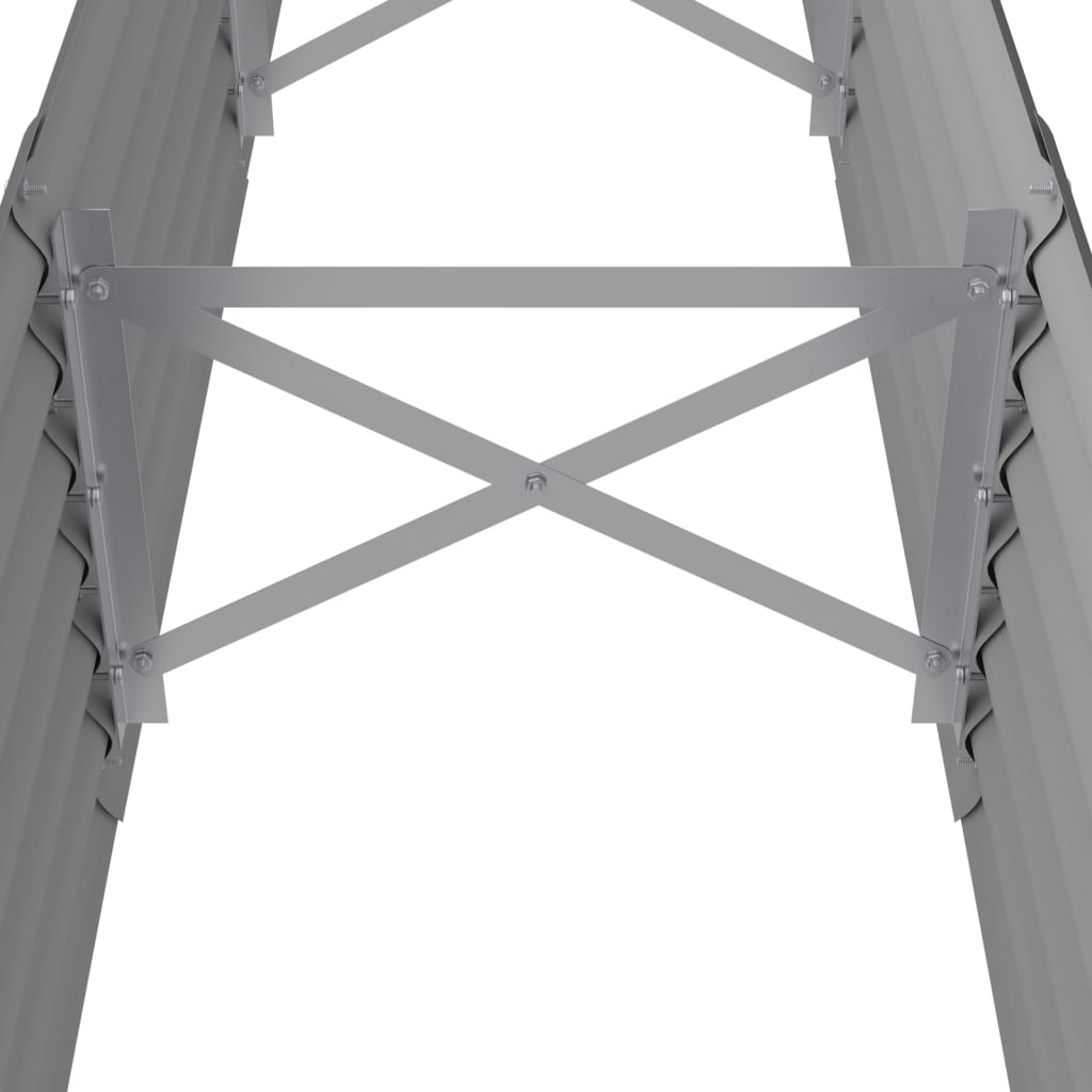 Garden Raised Bed | Grey | Powder-coated steel | Large | Durable