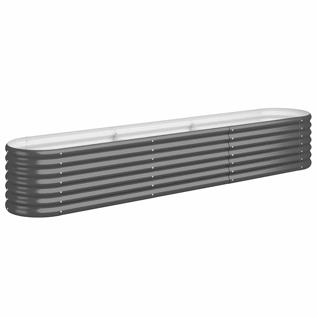 Garden Raised Bed | Anthracite | Powder-coated steel | Large | Durable
