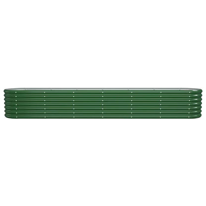 Garden Raised Bed | Green | Powder-coated steel | Large | Durable