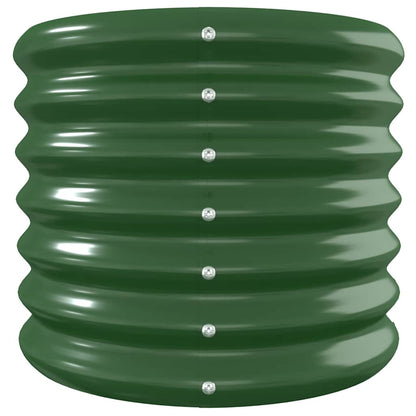Garden Raised Bed | Green | Powder-coated steel | Large | Durable