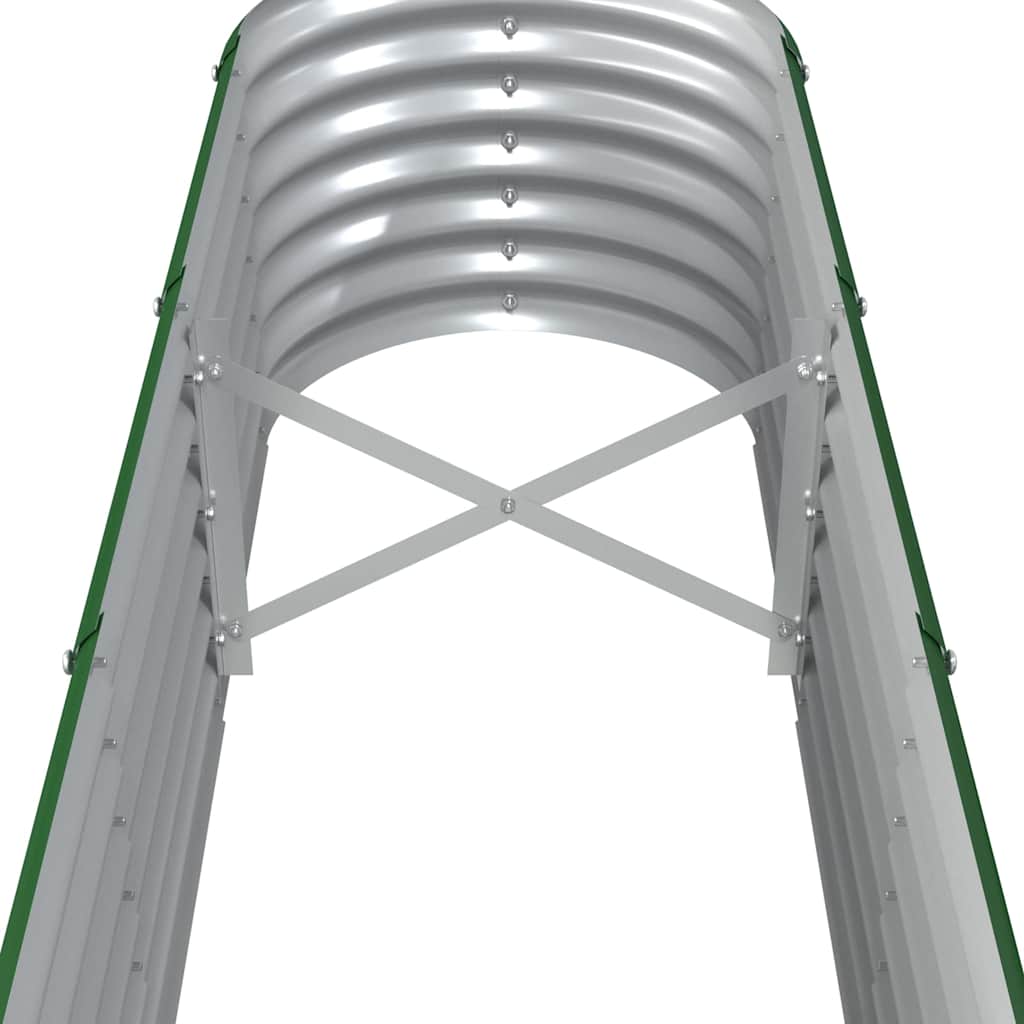 Garden Raised Bed | Green | Powder-coated steel | Large | Durable