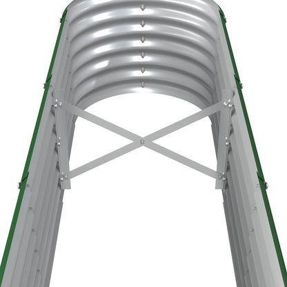 Garden Raised Bed | Green | Powder-coated steel | Large | Durable