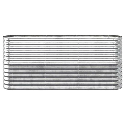 Garden Raised Bed | Silver | Powder-coated steel | Large | Durable