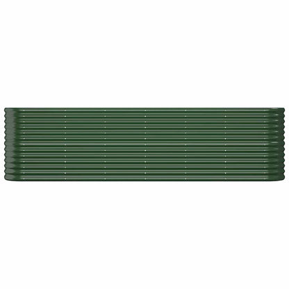 Garden Raised Bed | Green | Powder-coated steel | Large | Durable