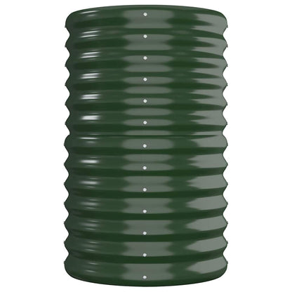 Garden Raised Bed | Green | Powder-coated steel | Large | Durable