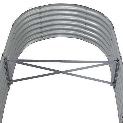 Garden Raised Bed | Grey | Powder-coated steel | Large | Durable