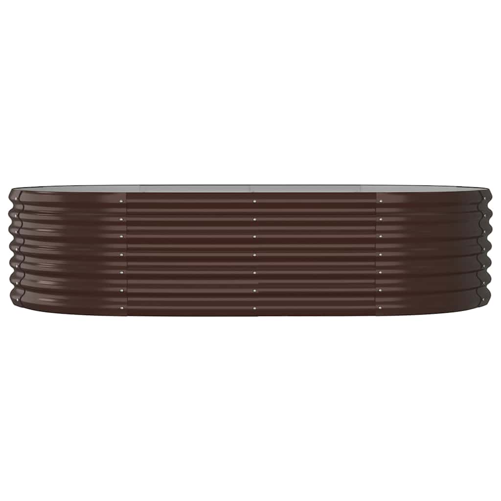 Garden Raised Bed | Brown | Powder-coated steel | Large | Durable