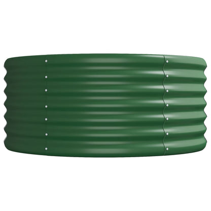 Garden Raised Bed | Green | Powder-coated steel | Large |  Durable