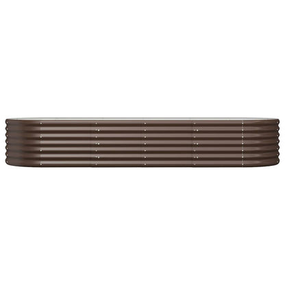 Garden Raised Bed | Brown | Powder-coated steel | Large |  Durable