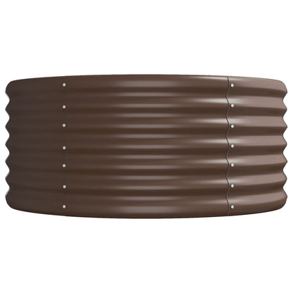 Garden Raised Bed | Brown | Powder-coated steel | Large |  Durable