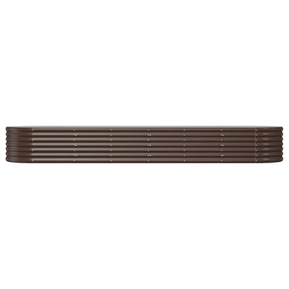Garden Raised Bed | Brown | Powder-coated steel | Large | Durable