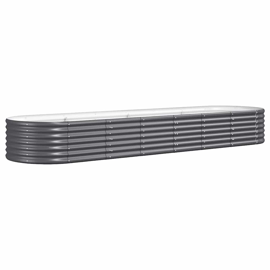 Garden Raised Bed | Anthracite | Powder-coated steel | Large |  Durable