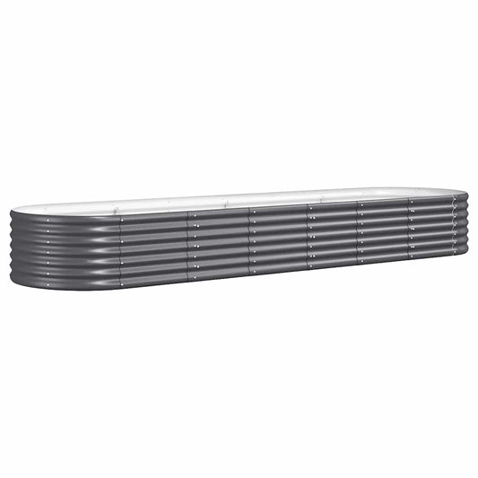 Garden Raised Bed | Anthracite | Powder-coated steel | Large |  Durable