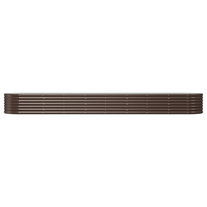 Garden Raised Bed | Brown | Powder-coated steel | Large | Durable