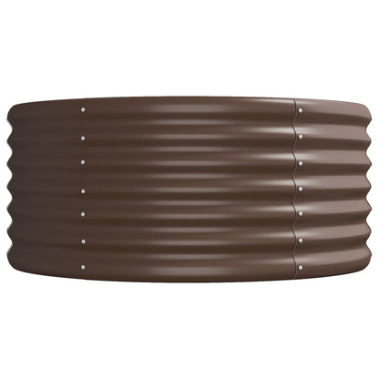 Garden Raised Bed | Brown | Powder-coated steel | Large | Durable