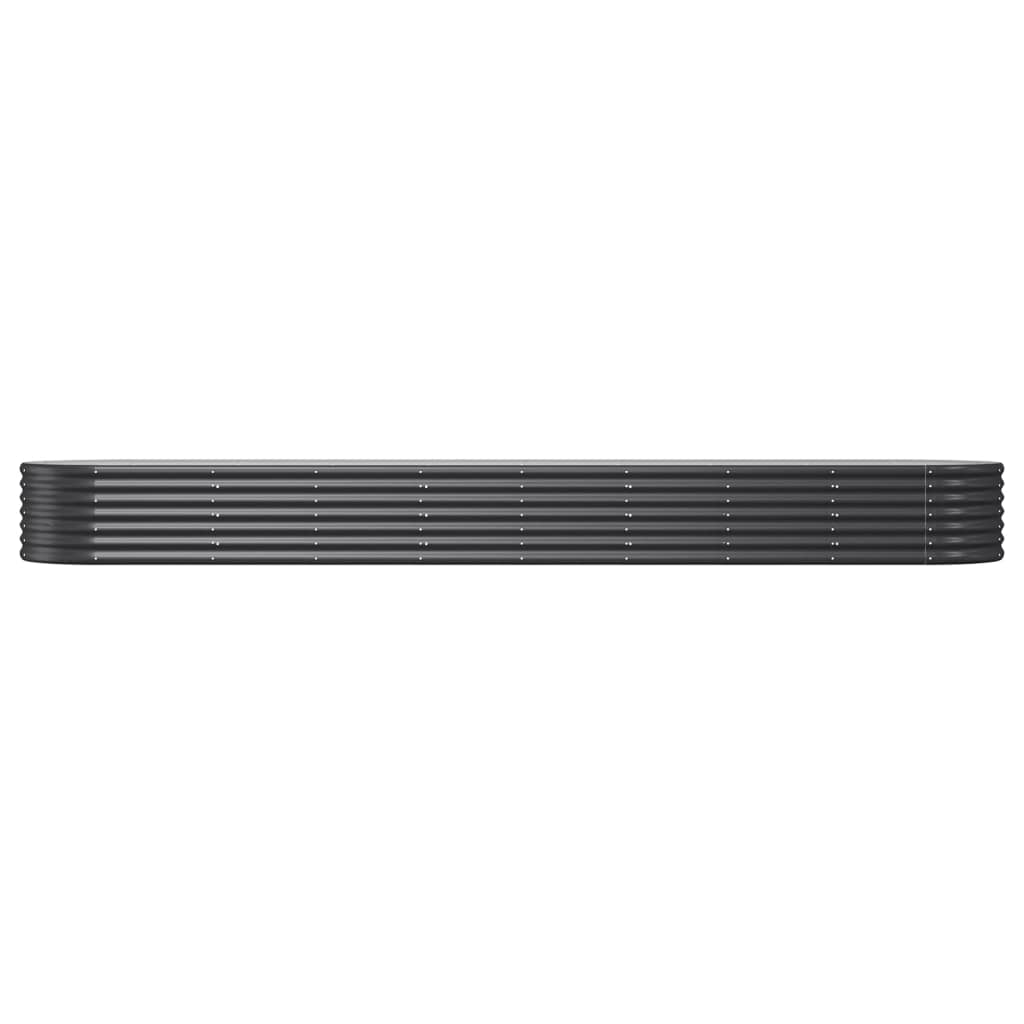 Garden Raised Bed | Anthracite | Powder-coated steel | Large