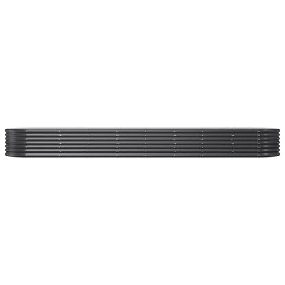 Garden Raised Bed | Anthracite | Powder-coated steel | Large