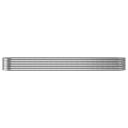 Garden Raised Bed | Silver | Powder-coated steel | Large |  Durable