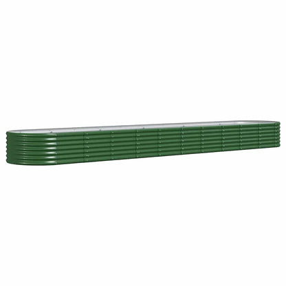 Garden Raised Bed | Green | Powder-coated Steel | Large |  Durable