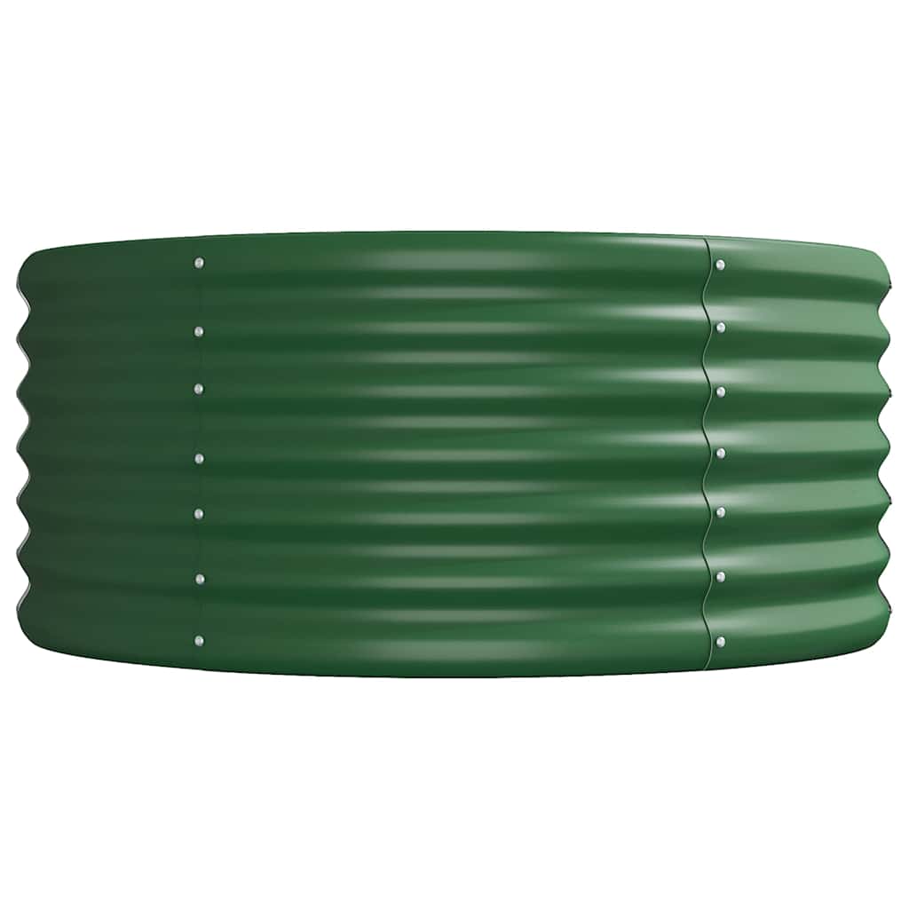 Garden Raised Bed | Green | Powder-coated Steel | Large |  Durable