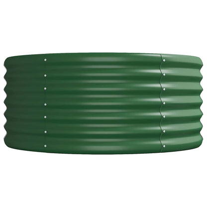 Garden Raised Bed | Green | Powder-coated Steel | Large |  Durable