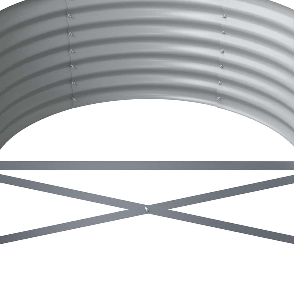 Garden Raised Bed | Green | Powder-coated Steel | Large |  Durable