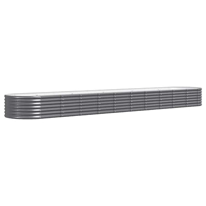 Garden Raised Bed | Anthracite | Powder-coated steel | Large |  Tough