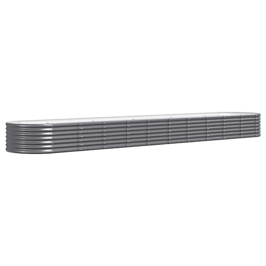 Garden Raised Bed | Anthracite | Powder-coated steel | Large |  Tough