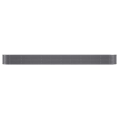 Garden Raised Bed | Anthracite | Powder-coated steel | Large |  Tough