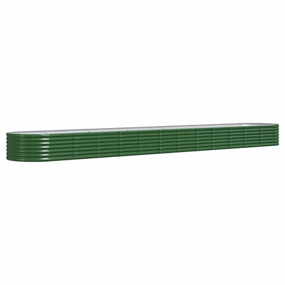 Garden Raised Bed | Green | Powder-coated steel | Large | Durable