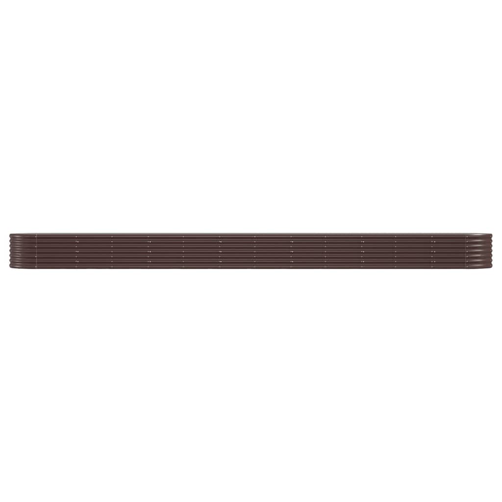 Garden Raised Bed | Brown | Powder-coated steel | Large |  Durable